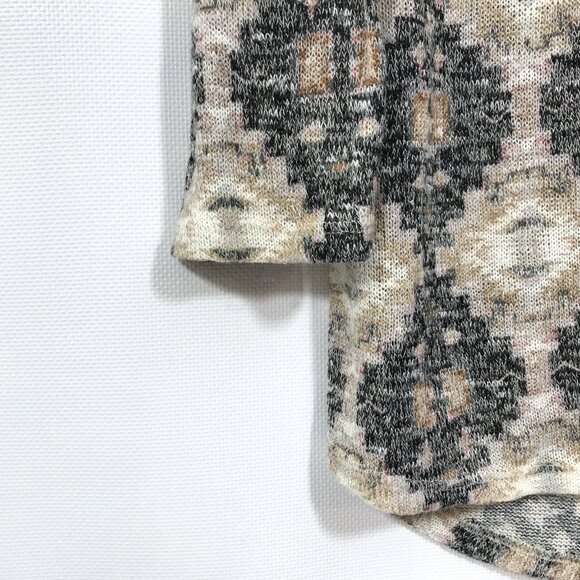 Boat Neck Casual Knit Top Geometric Print Women M, Kristin Nicole - Picture 2 of 7